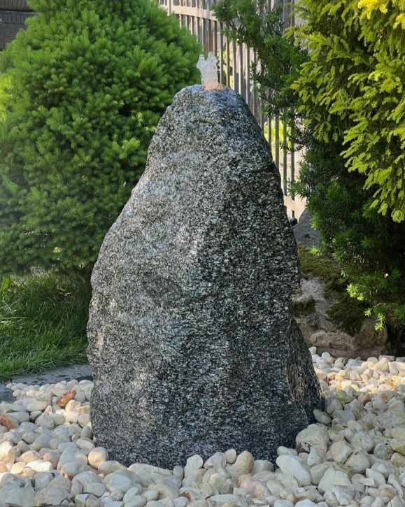 Quellstein Granit 95cm Naturstein Gartenbrunnen Springbrunnen Komplettset Quellstein Granit 95cm Naturstein Gartenbrunnen Springbrunnen Komplettset