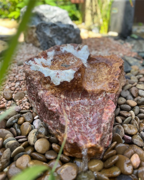 Quellstein Bachlauf Marmor Flamingo L42cm Naturstein Gartenbrunnen Springbrunnen Quellstein Bachlauf Marmor Flamingo L42cm Naturstein Gartenbrunnen Springbrunnen