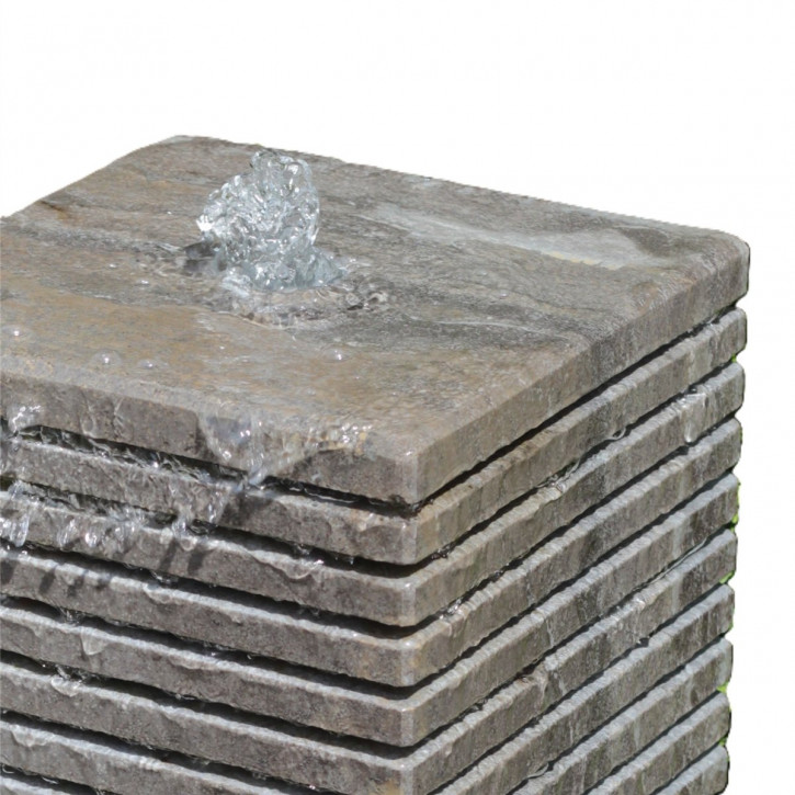 Quellstein Würfel Blaustein 50cm Gartenbrunnen Springbrunnen Komplettset Quellstein Würfel Blaustein 50cm Gartenbrunnen Springbrunnen Komplettset