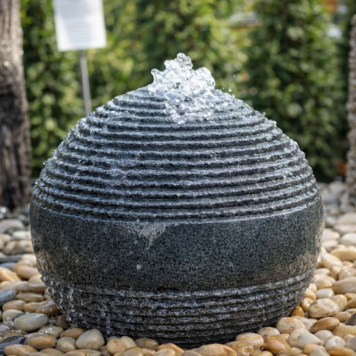 NUR ABHOLUNG! Quellstein Kugel Saturn 45 Granit Kugelbrunnen Gartenbrunnen Komplettset NUR ABHOLUNG! Quellstein Kugel Saturn 45 Granit Kugelbrunnen Gartenbrunnen Komplettset