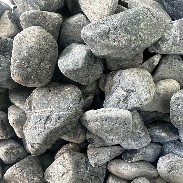 20kg Ziersteine Marmor Nero Ebano Ciottoli 20/50 - 1,49€/kg