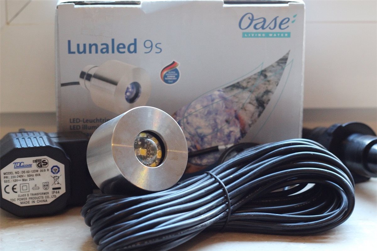 LunaLed 9s Oase LED Ø50mm Wasserspiele Quellsteine Quellbeleuchtung für Brunnen-50115