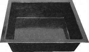 Cortenstahl Würfel 80 mit Fontäne Schwebeoptik Edelrost Gartenbrunnen Springbrunnen