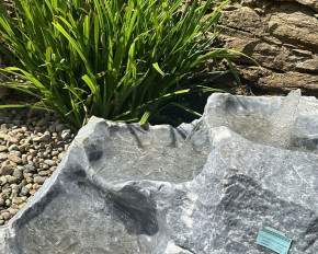 Quellstein Bachlauf Marmor L95cm mit Quellschalen Gartenbrunnen Springbrunnen