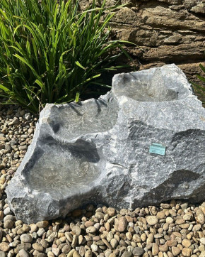 Quellstein Bachlauf Marmor L95cm mit Quellschalen Gartenbrunnen Springbrunnen