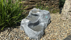Quellstein Bachlauf Marmor L95cm mit Quellschalen Gartenbrunnen Springbrunnen