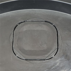 Komplett Set PE Becken mit GFK Deckel Ø88x35 | Pumpe PondoVario 2500 Brunnen