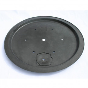 PE Becken mit GFK Deckel Ø120x35+Stütze | Pumpe Oase Aquarius Universal 3000