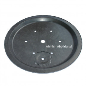 Fiberglas GFK Becken mit Deckel Ø 90 cm 150 Liter für Quellsteine Wasserspiele