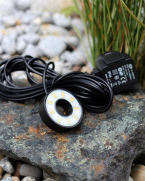 LED Ring 18 SMD 50 mm Quellbeleuchtung für Quellstein Springbrunnen Wasserspiel