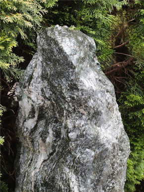 Quellstein Marmor Artik green 125cm Naturstein Gartenbrunnen Springbrunnen Komplettset