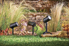 LunAqua Connect M Set 3 Oase LED Spot Strahler für Wasserspiele und Quellsteine