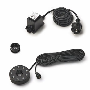 9er LED Ring Pontec PondoStar Compact Unterwasser Beleuchtung für Fontänen